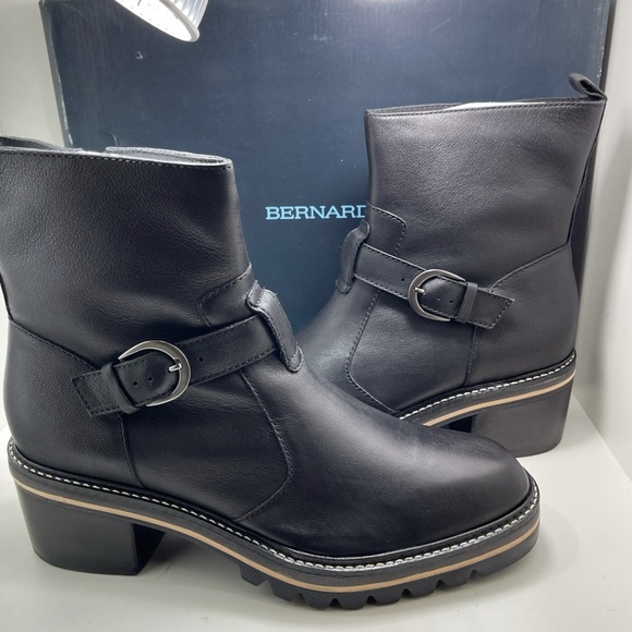 BNIB Bernardo Scout Combat Boot Black - Picture 1 of 14
